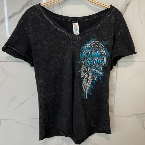 Harley-Davidson, Black/Gray, Size: L, Boswells Music City Nashville, TN - Picture 1 of 5